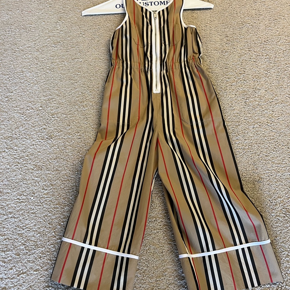 Little Girl Burberry Jumpsuit